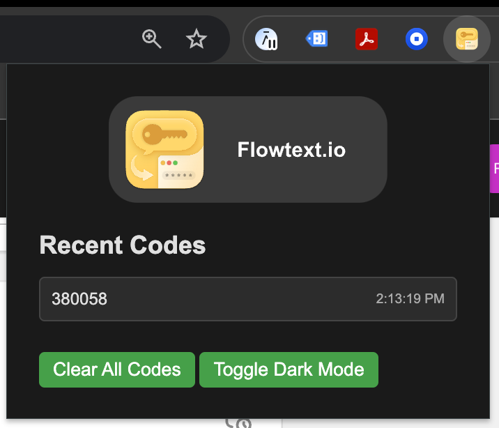 Flowtext Chrome Extension